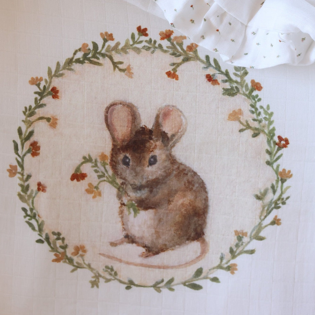Crib Quilt and Pillow set - Mouse