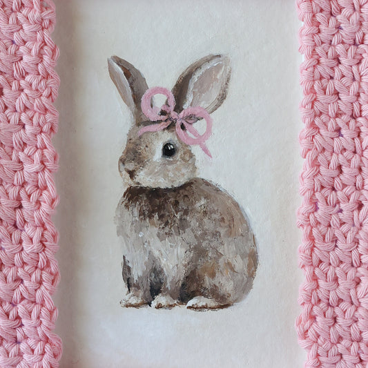 'Pink Bunny' Original painting