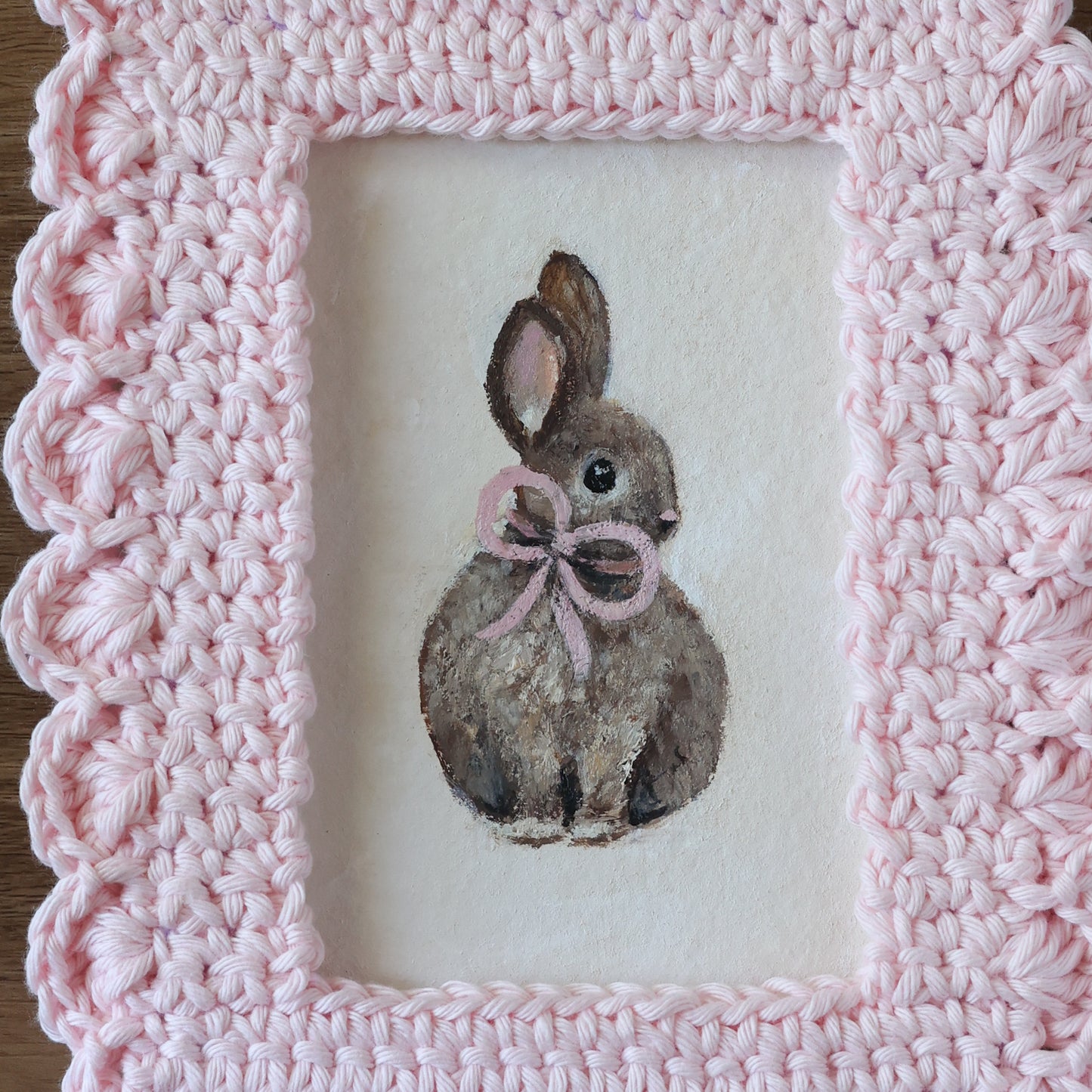 'Baby Pink Bunny' Original painting