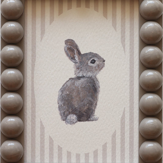 Bunny with Stripe in Bobbin frame A6