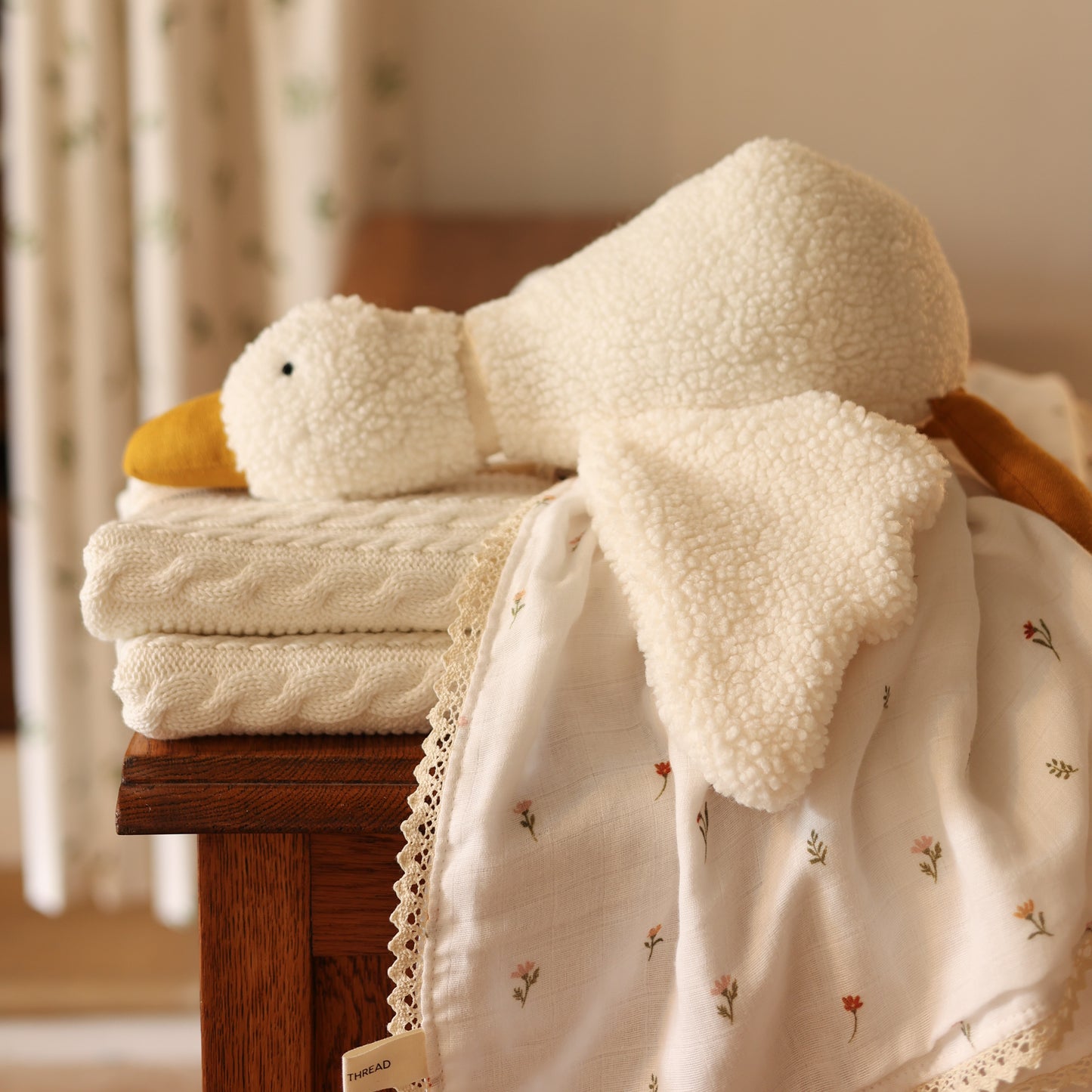 Goose Boucle Soft Toy