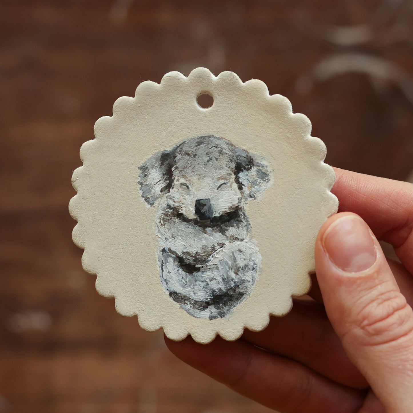 Hand painted ceramic - Sleepy Koala