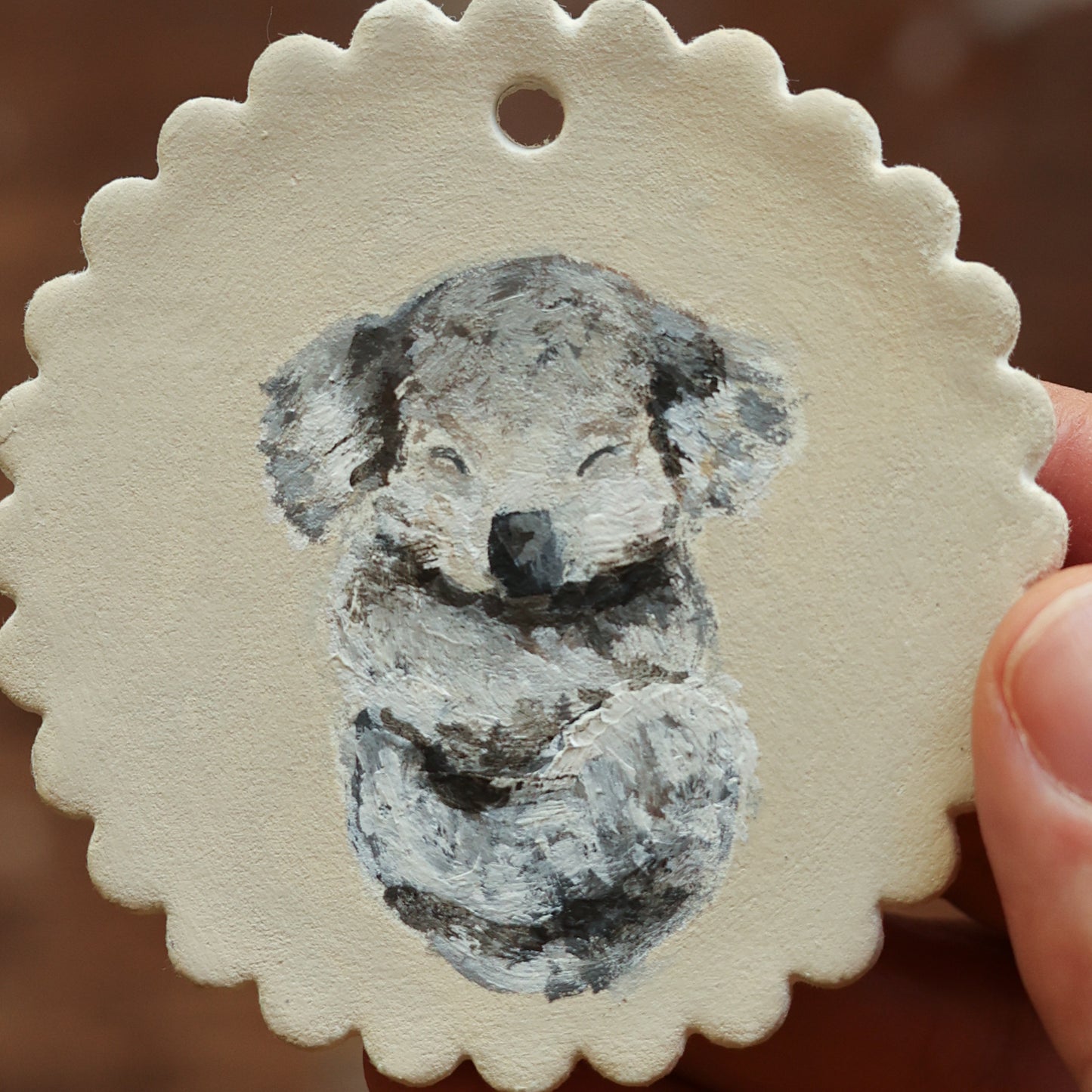 Hand painted ceramic - Sleepy Koala