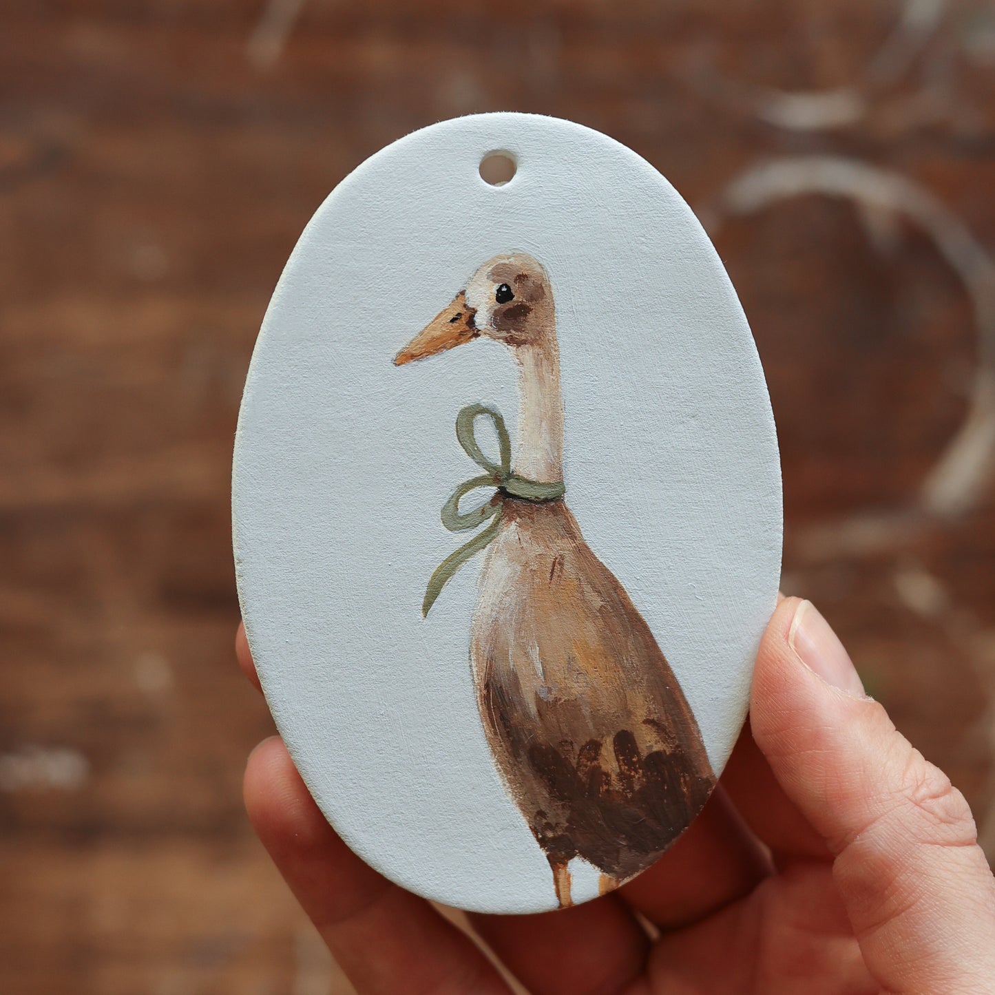 Hand painted ceramic - Runner Duck
