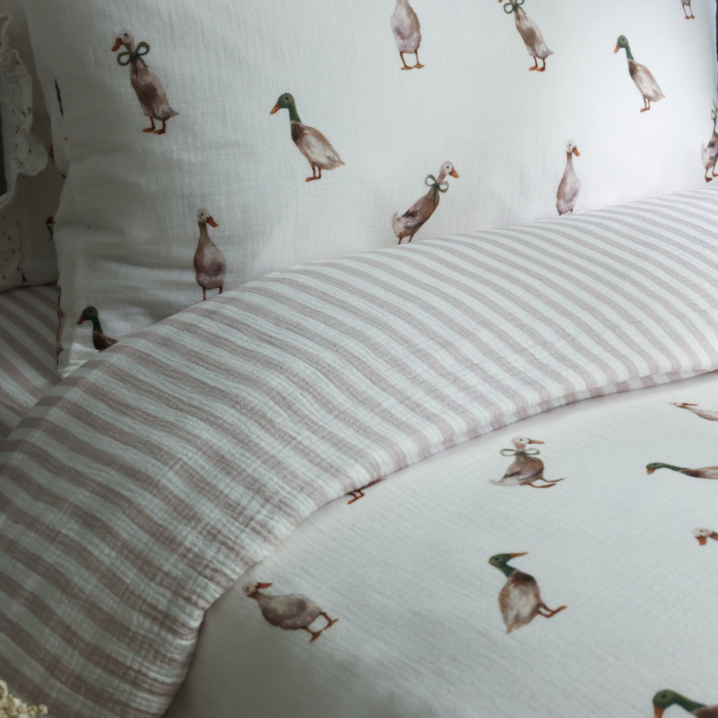 Sheet set - Pink Stripe