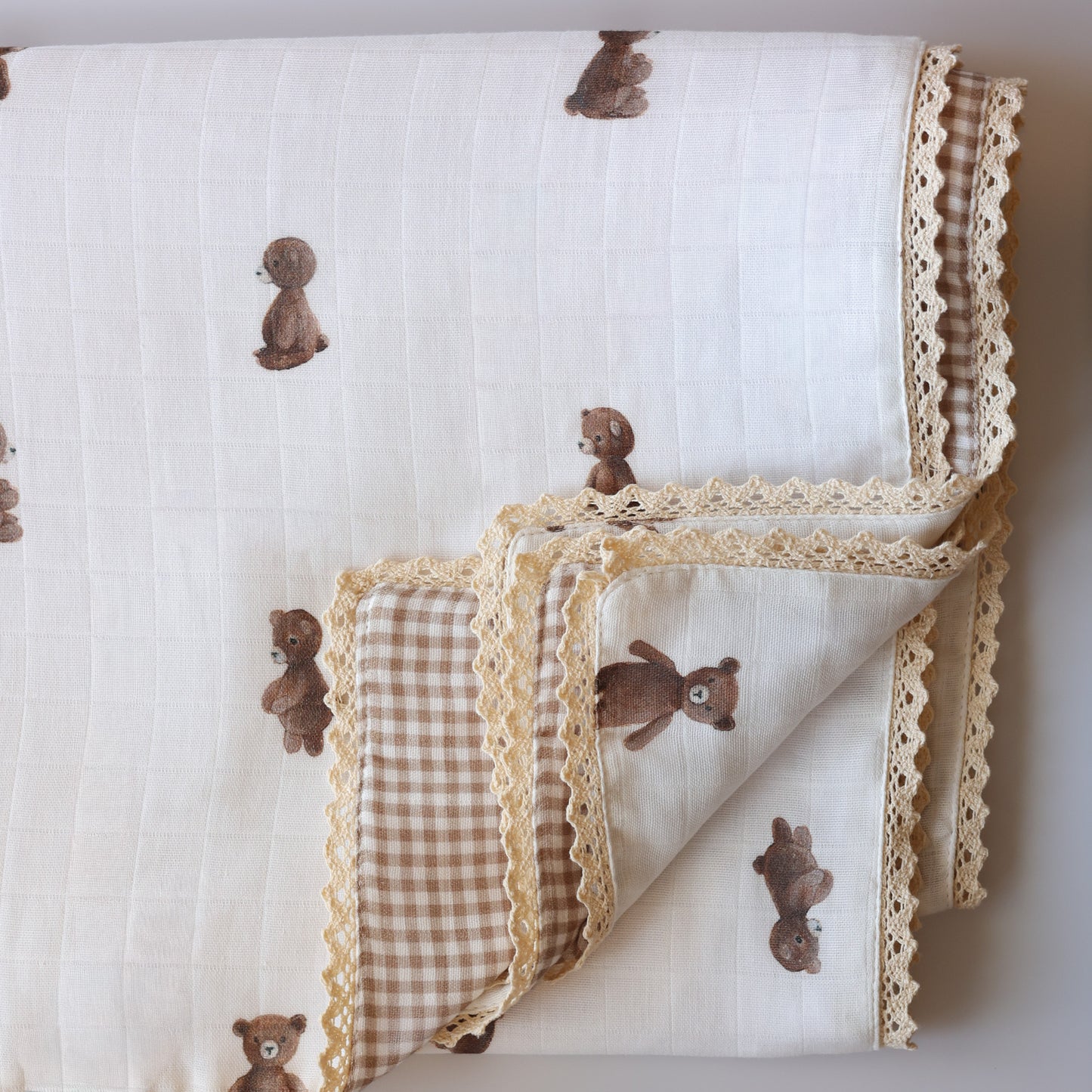 Baby Heirloom blanket - Teddy Bear
