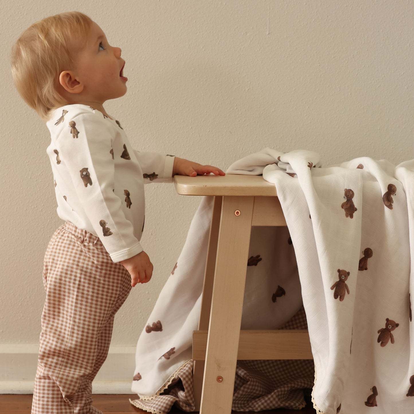 Long sleeve bodysuit - Teddy Bear