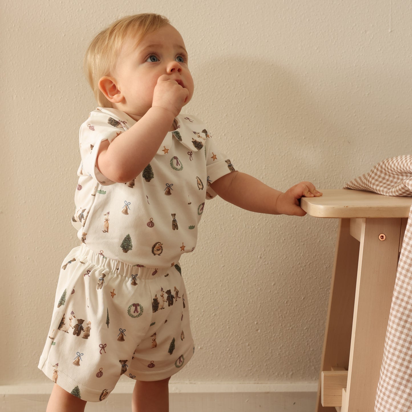 Shirt and Short PJ Set - Christmas Friends