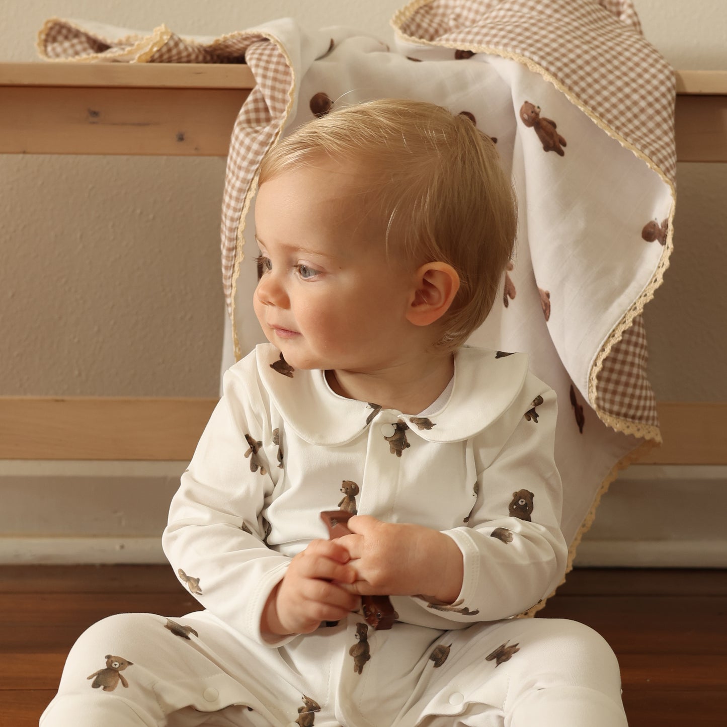 Cotton Babygrow - Teddy Bear