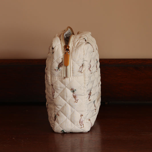 Quilted change bag - Duck