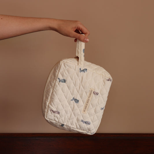Quilted change bag - Bunny