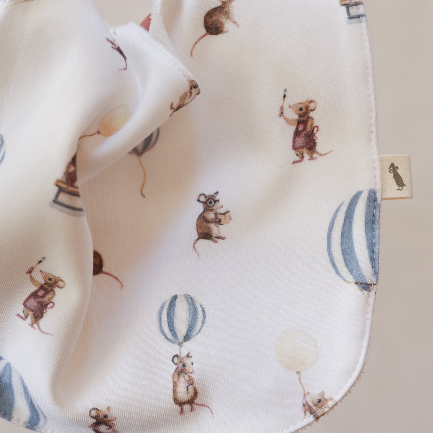 Mouse & Air Balloon Bib
