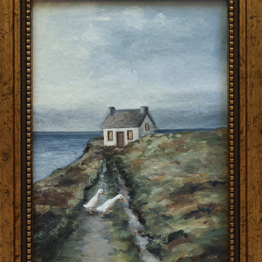 'Cottage by the sea' - Original painting