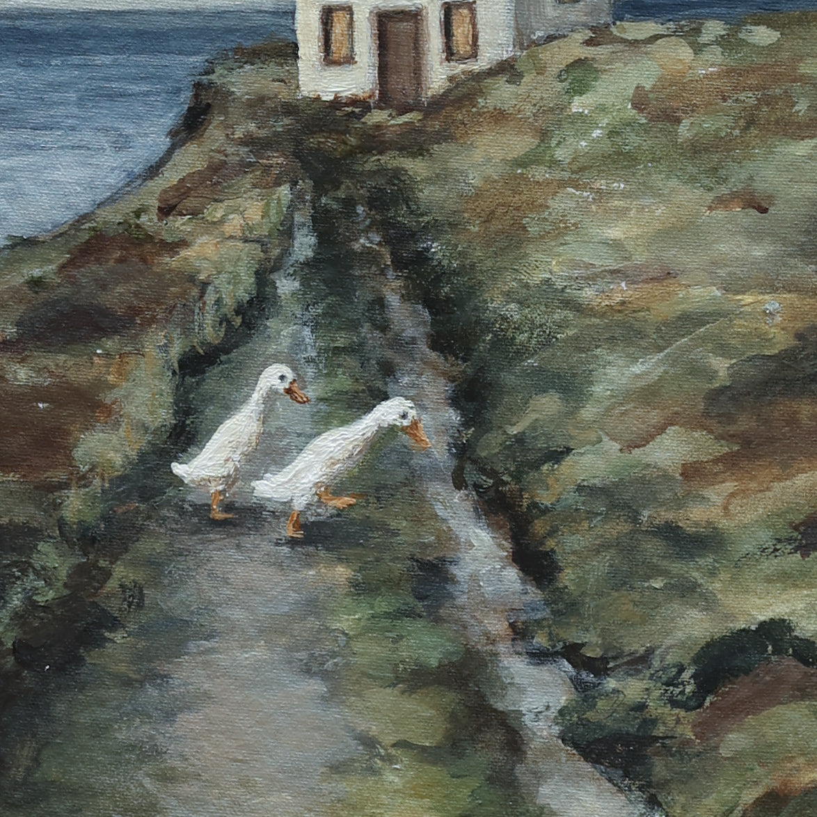 'Cottage by the sea' - Original painting