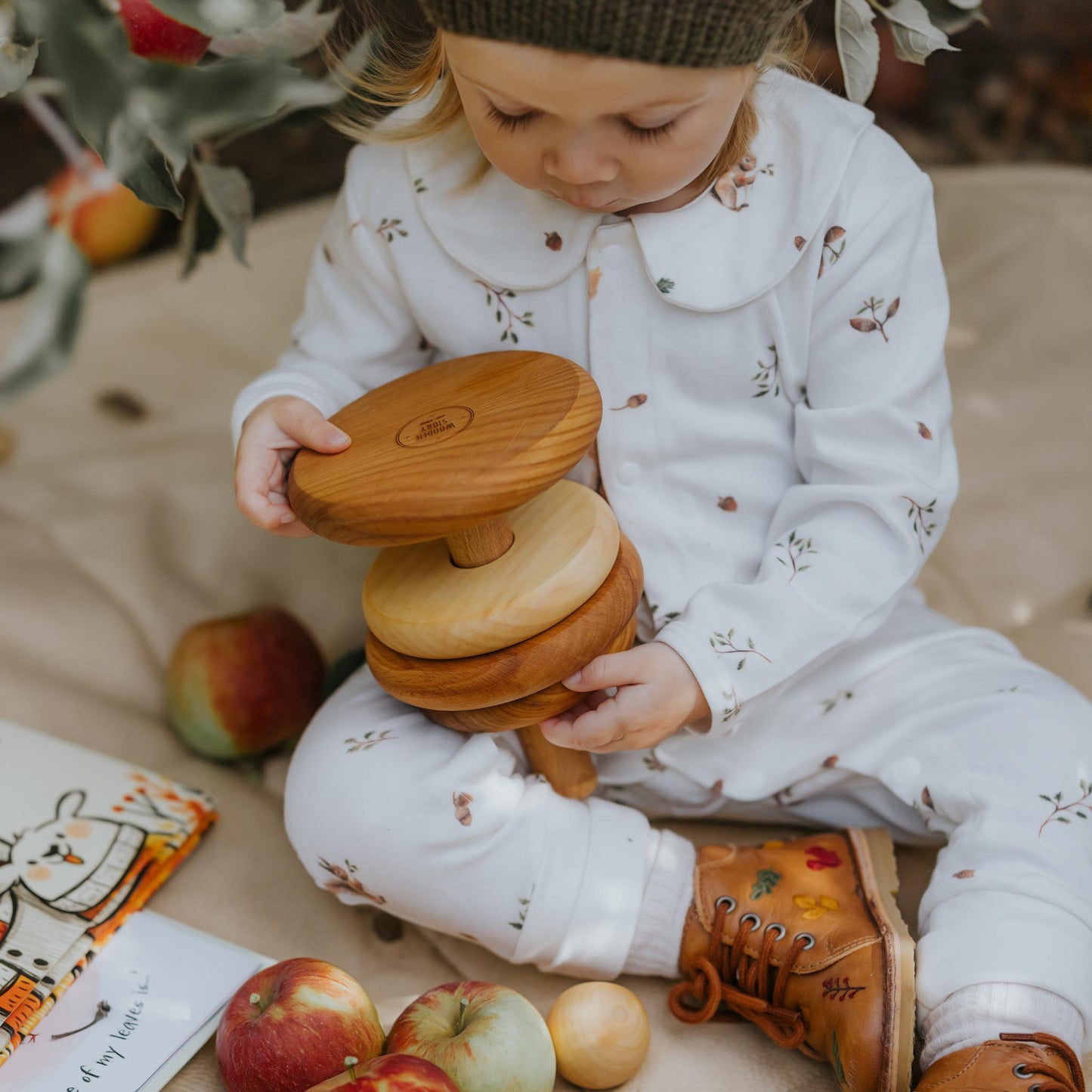 Cotton Babygrow - Squirrel
