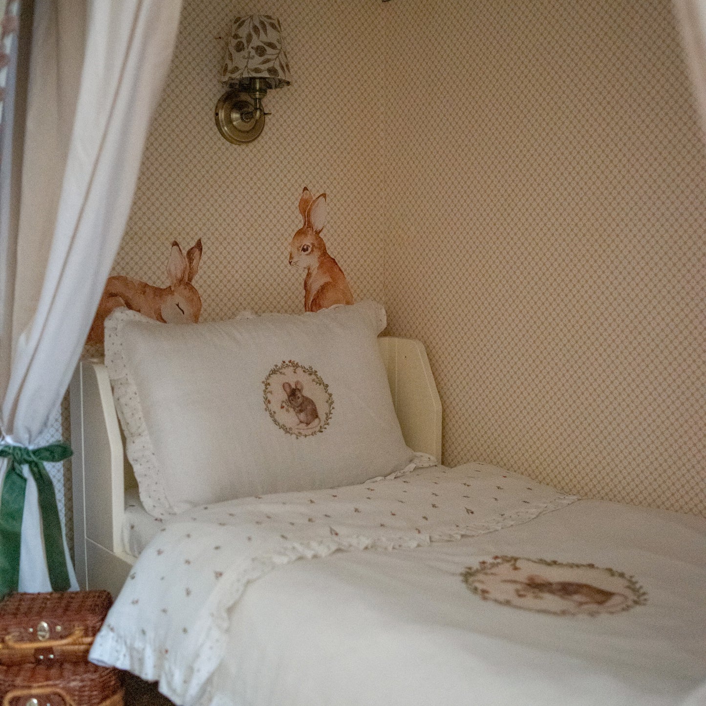 Crib Quilt and Pillow set - Mouse