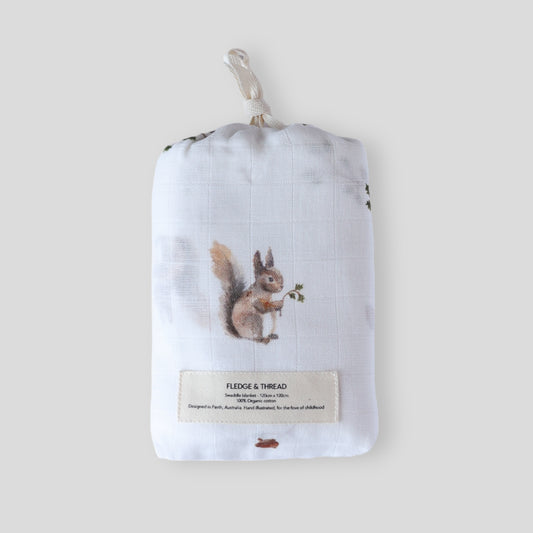 Squirrel Swaddle wrap