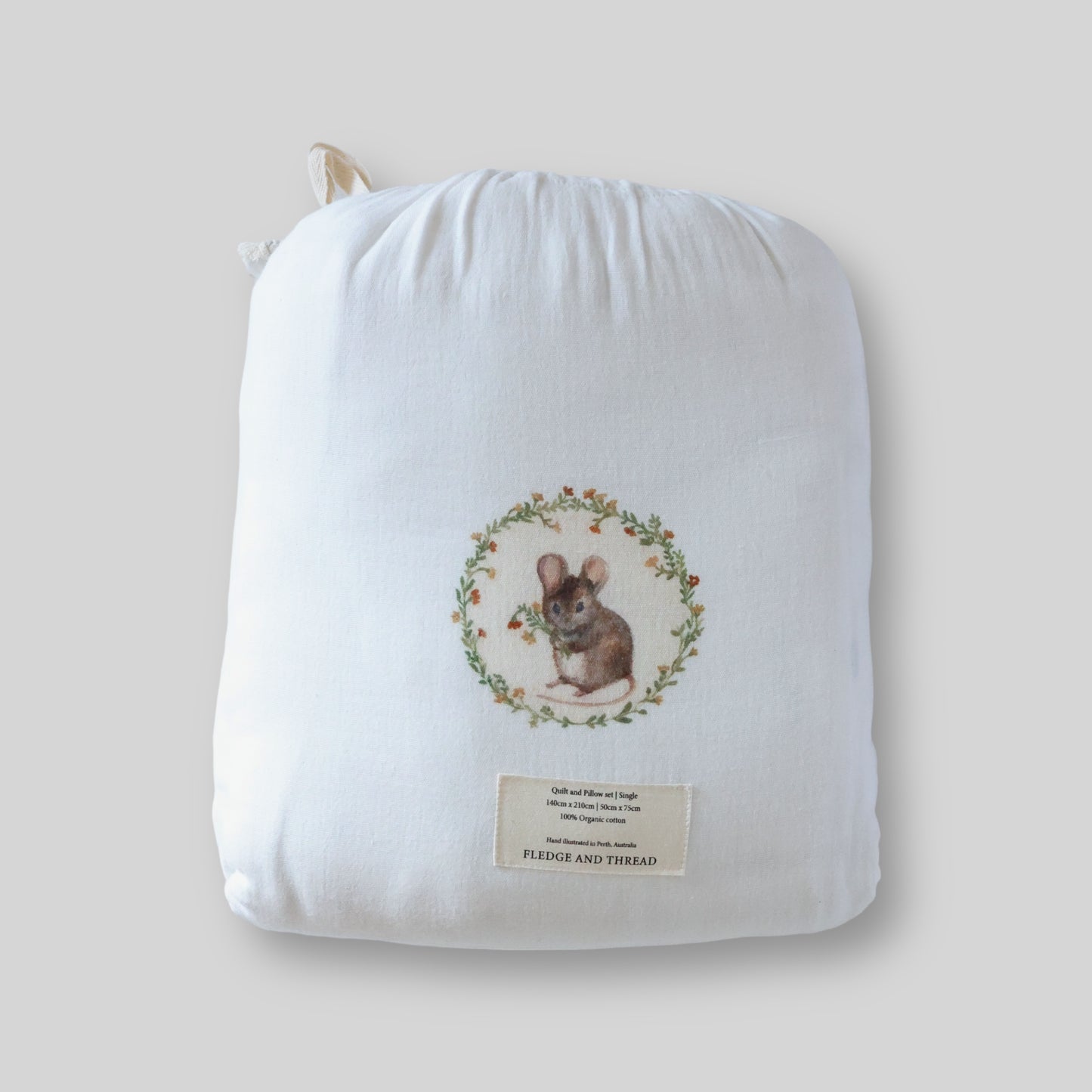 Single Quilt Cover Set - Mouse