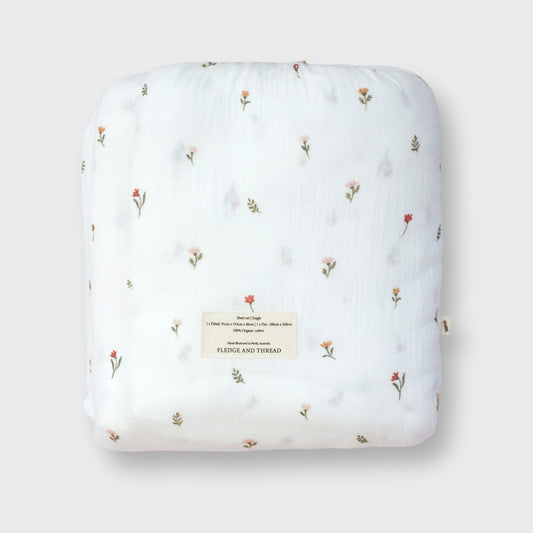 Sheet Set - Cream Floral