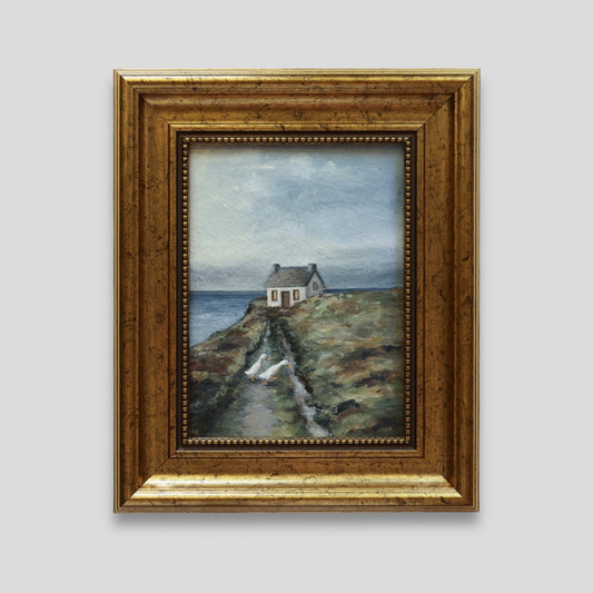 'Cottage by the sea' - Original painting