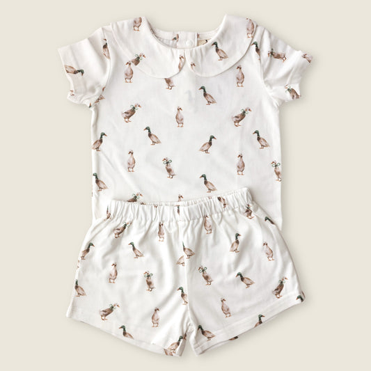 Shirt and Short Set - Duck