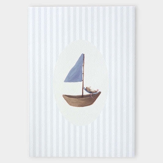 'Boating' print