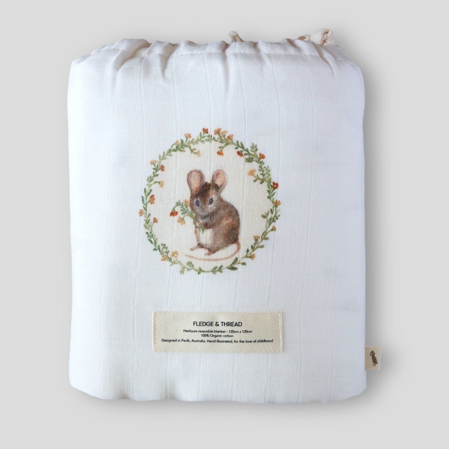 Baby Heirloom blanket - Mouse
