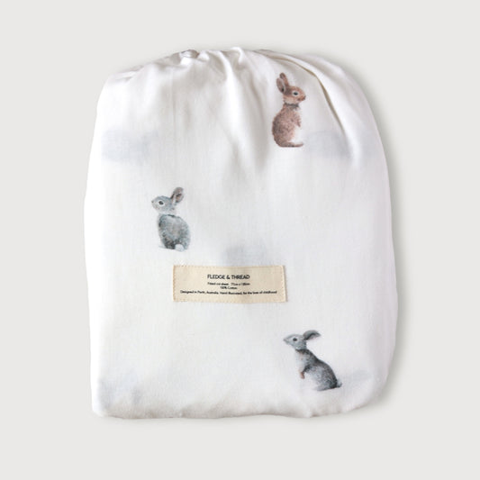 Cot sheet - Bunny
