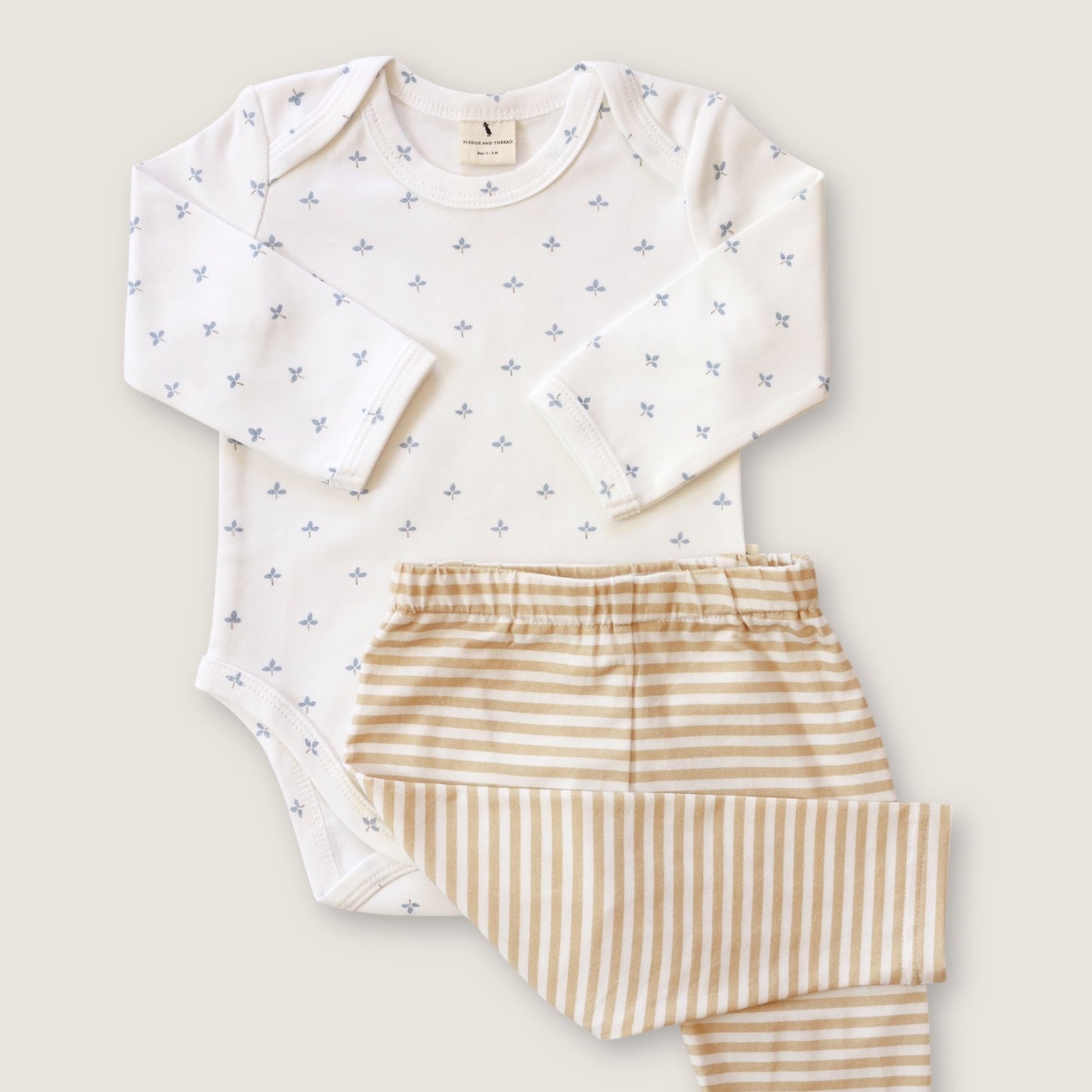 Long sleeve bodysuit - Blue Clover