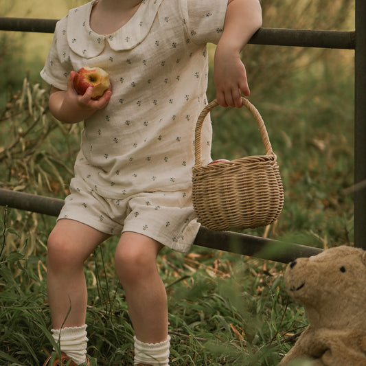 Shorts - Blue Floral