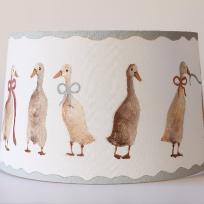 Hand Painted Lampshade - Duck