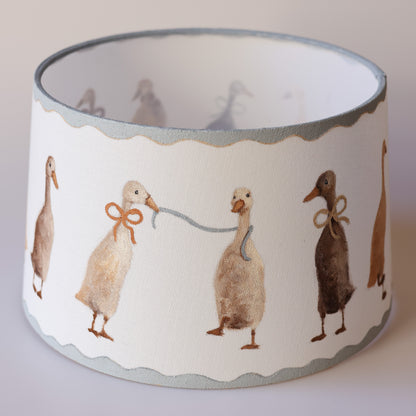 Hand Painted Lampshade - Duck
