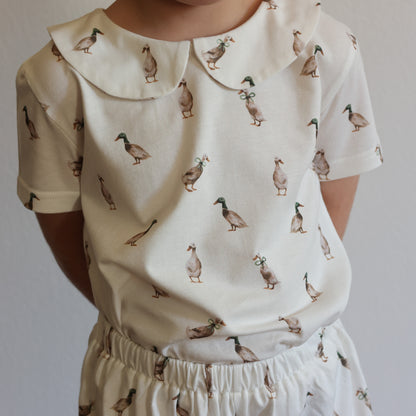 Shirt and Short Set - Duck