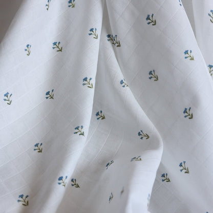 Swaddle Wrap - Blue Floral