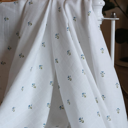Swaddle Wrap - Blue Floral