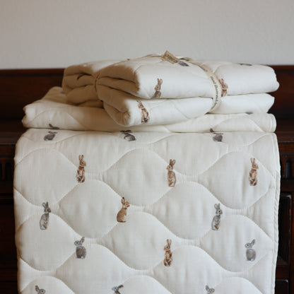 Quilted baby blanket - Bunny