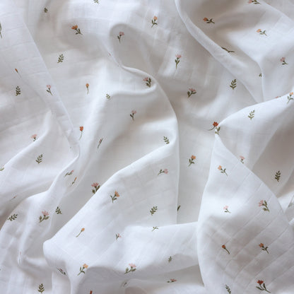 Swaddle Wrap - Cream Floral