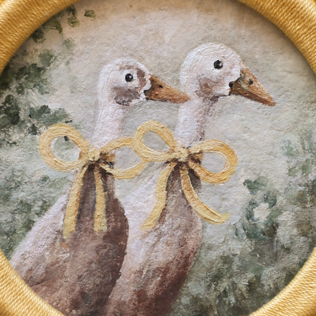 'A Pair of Ducks' Original Heirloom painting