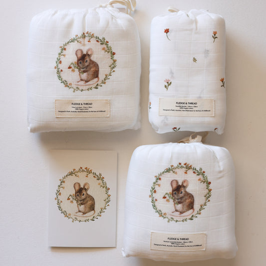 Newborn Baby gift set - Mouse