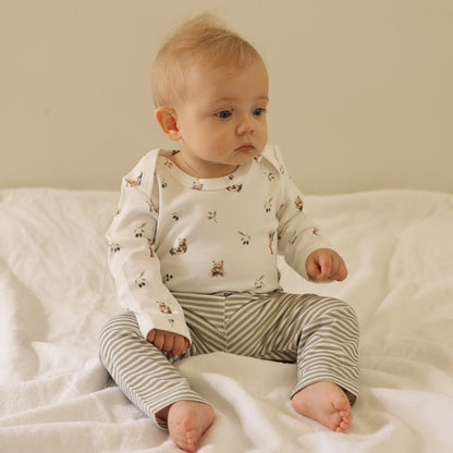 Pants - Green Stripe