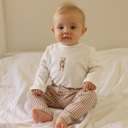 Pants - Brown Gingham