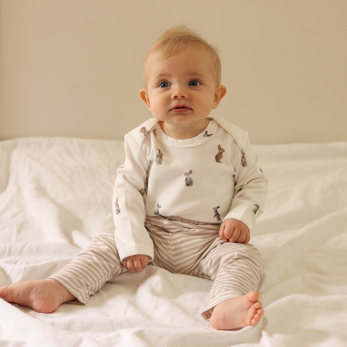 Pants - Oat Stripe