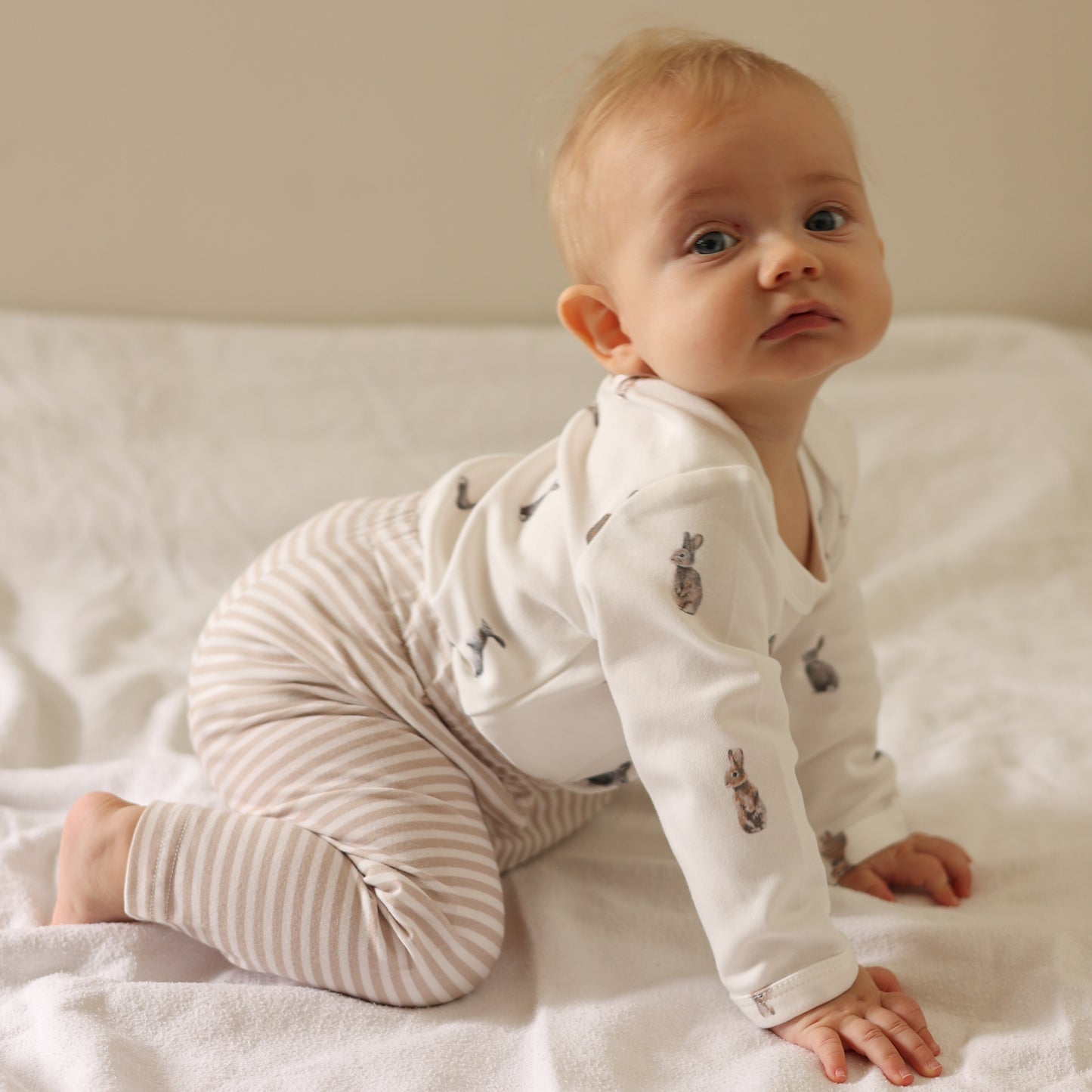 Pants - Oat Stripe