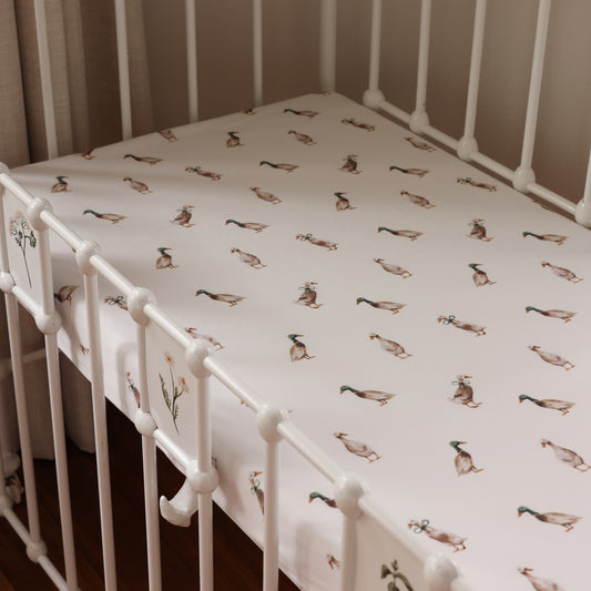 Cot sheet - Duck