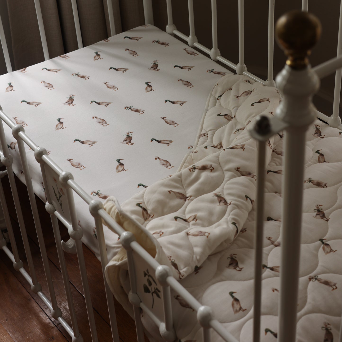 Cot sheet - Duck