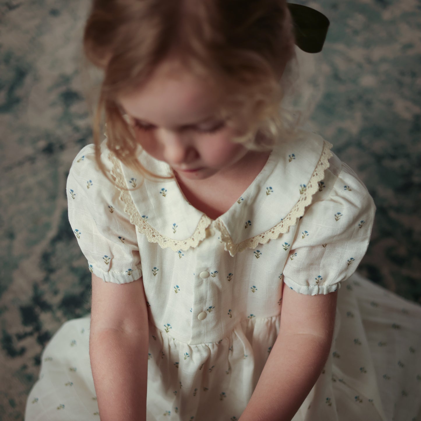 Blue Floral dress