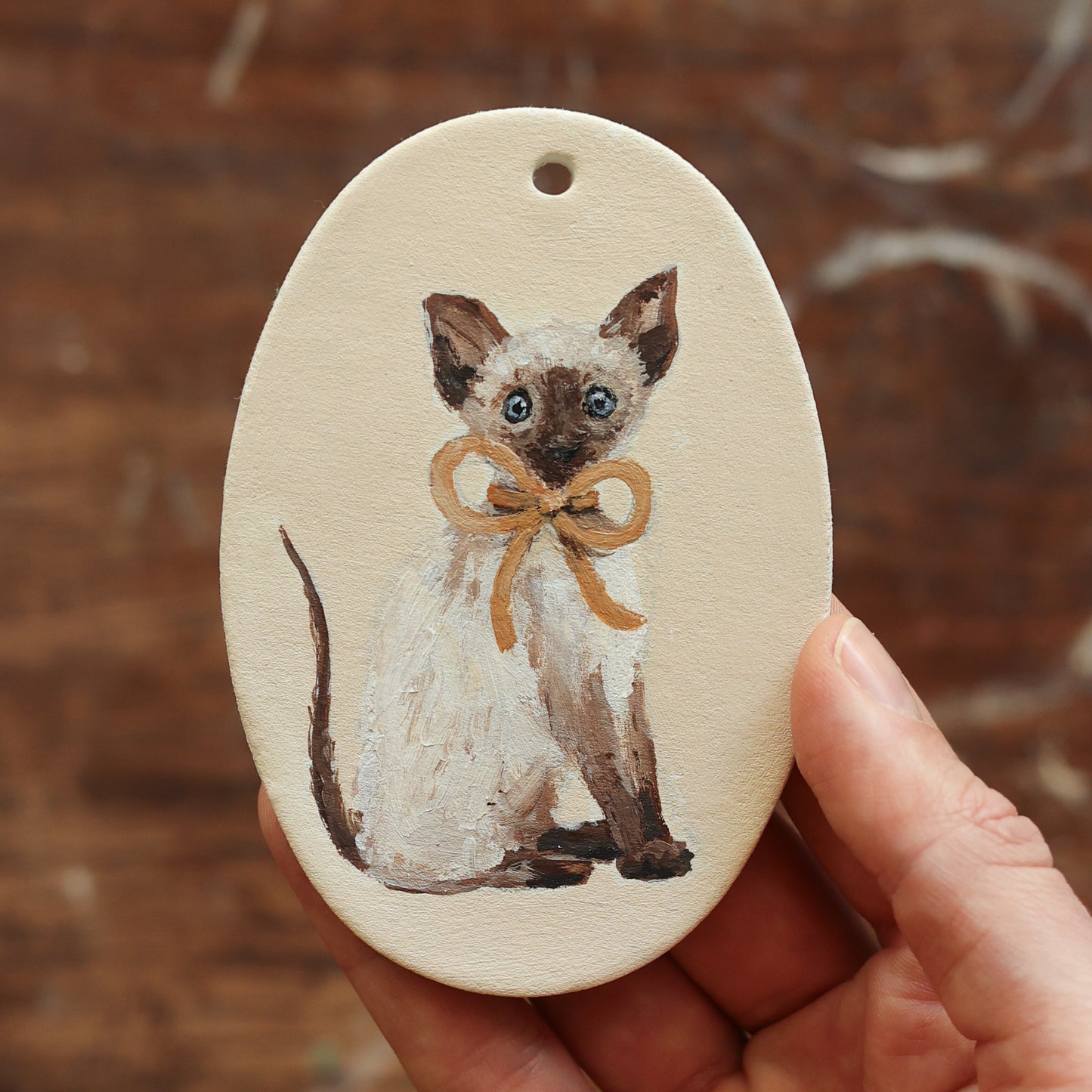 Hand painted ceramic - Monty the Cat