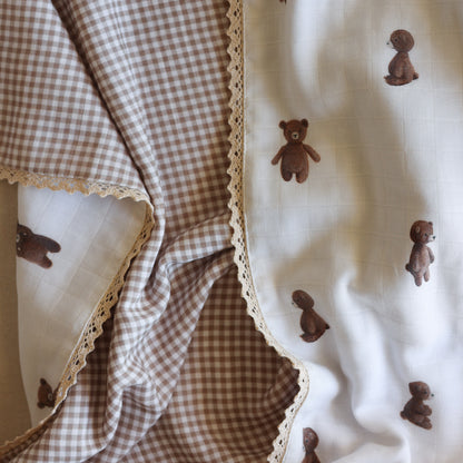 Baby Heirloom blanket - Teddy Bear