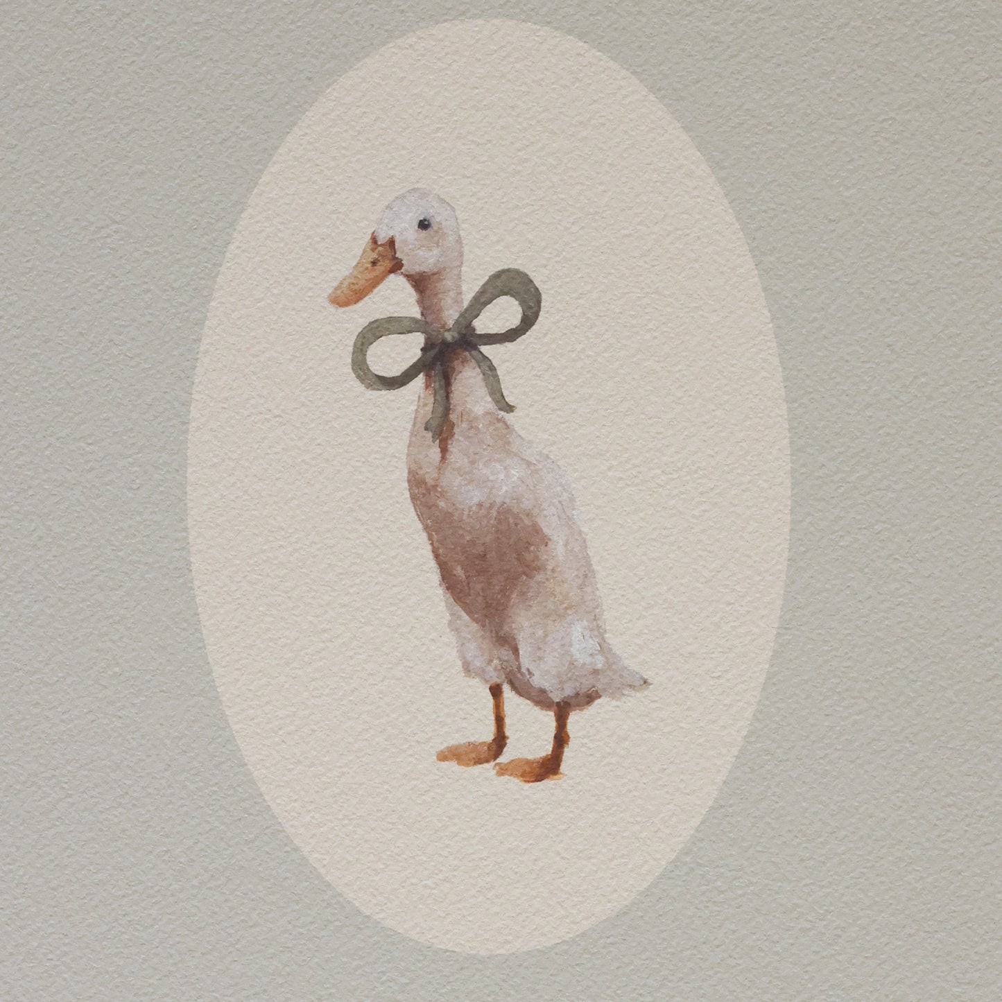 'Duck with Bow' print