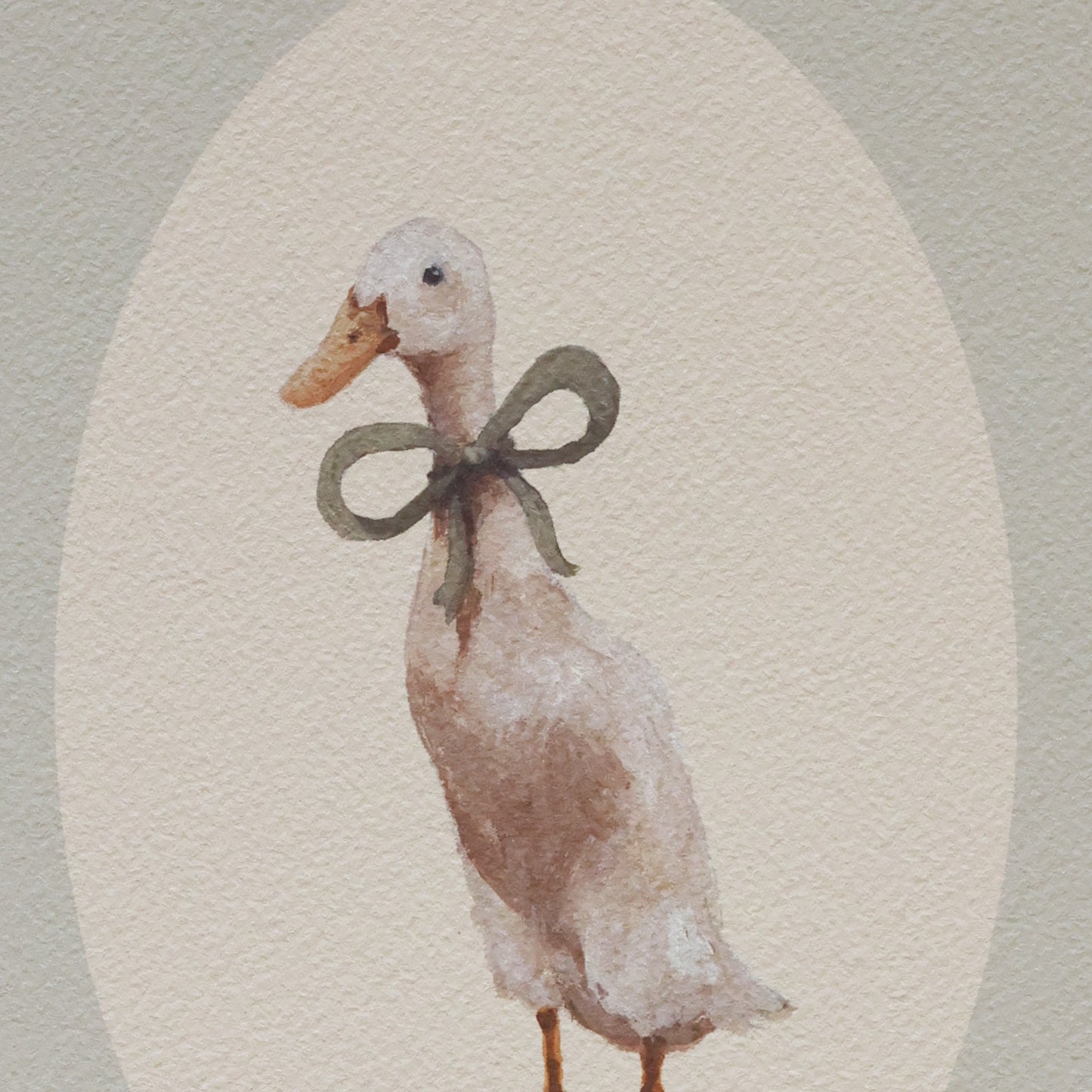 'Duck with Bow' print